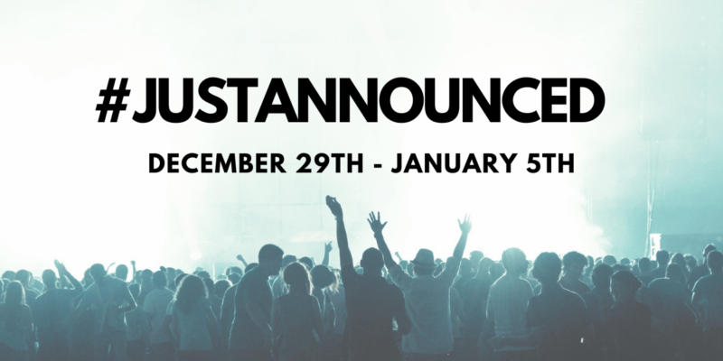 just announced, just announced january, just announced 2022, slc, slc concerts, slc concert guide, slc concert calendar